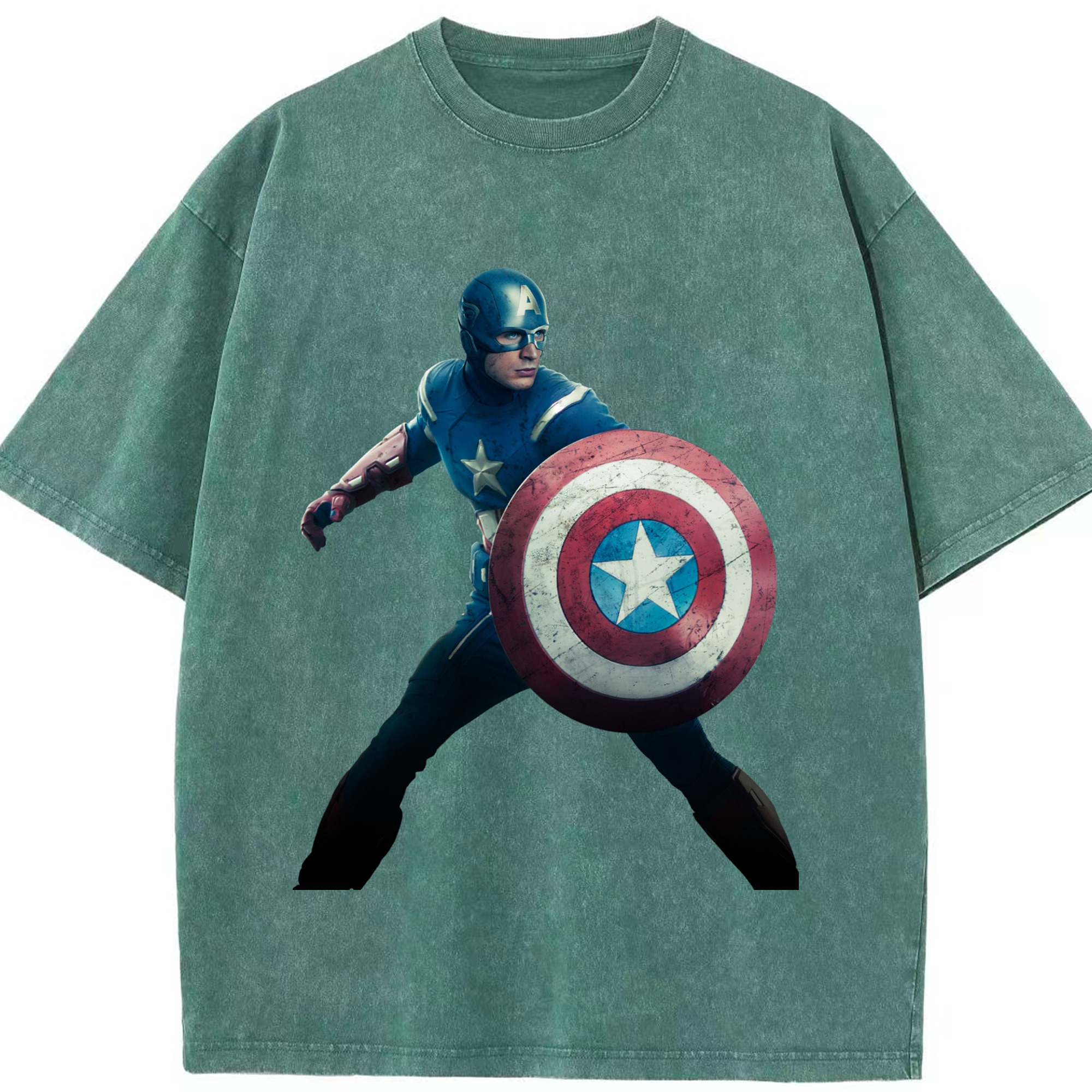 （画像用） アベンジャーズ The Avengers 綿100% ヴィンテージ風 半袖Tシャツ（フロントプリント）